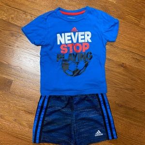 Toddler boys adidas outfit